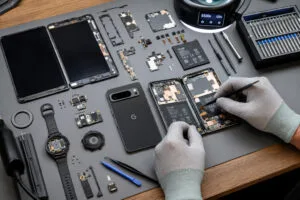 Google Pixel Fold 2023 remontas (Iliustracija 02)