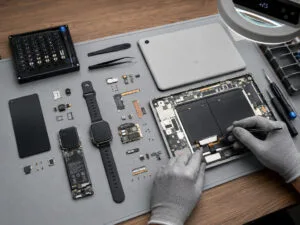 Google Pixel Tablet remontas (Iliustracija 01)