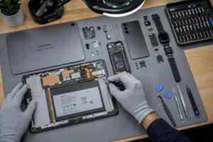 Samsung Galaxy Tab A9+ remontas – iliustracija
