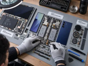 Samsung Galaxy Z Fold 8 Ultra remontas – iliustracija